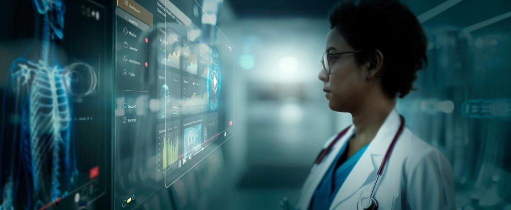 AI medical healthcare tools concept.Healthcare technology, Medic